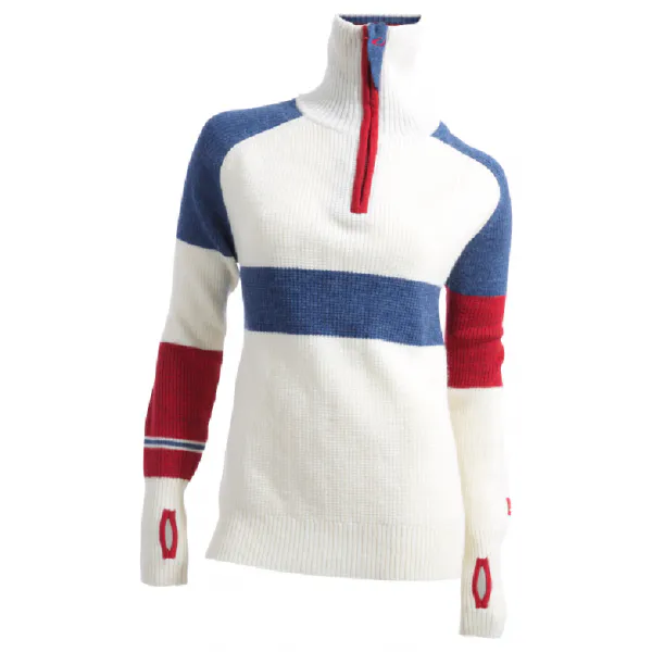 Hovedbilde Rav limited sweater Womans w/zip Vanilla/Norge